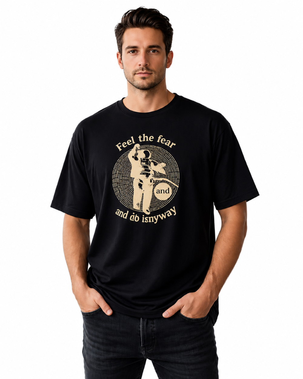Feel The Fear Oversized Tee